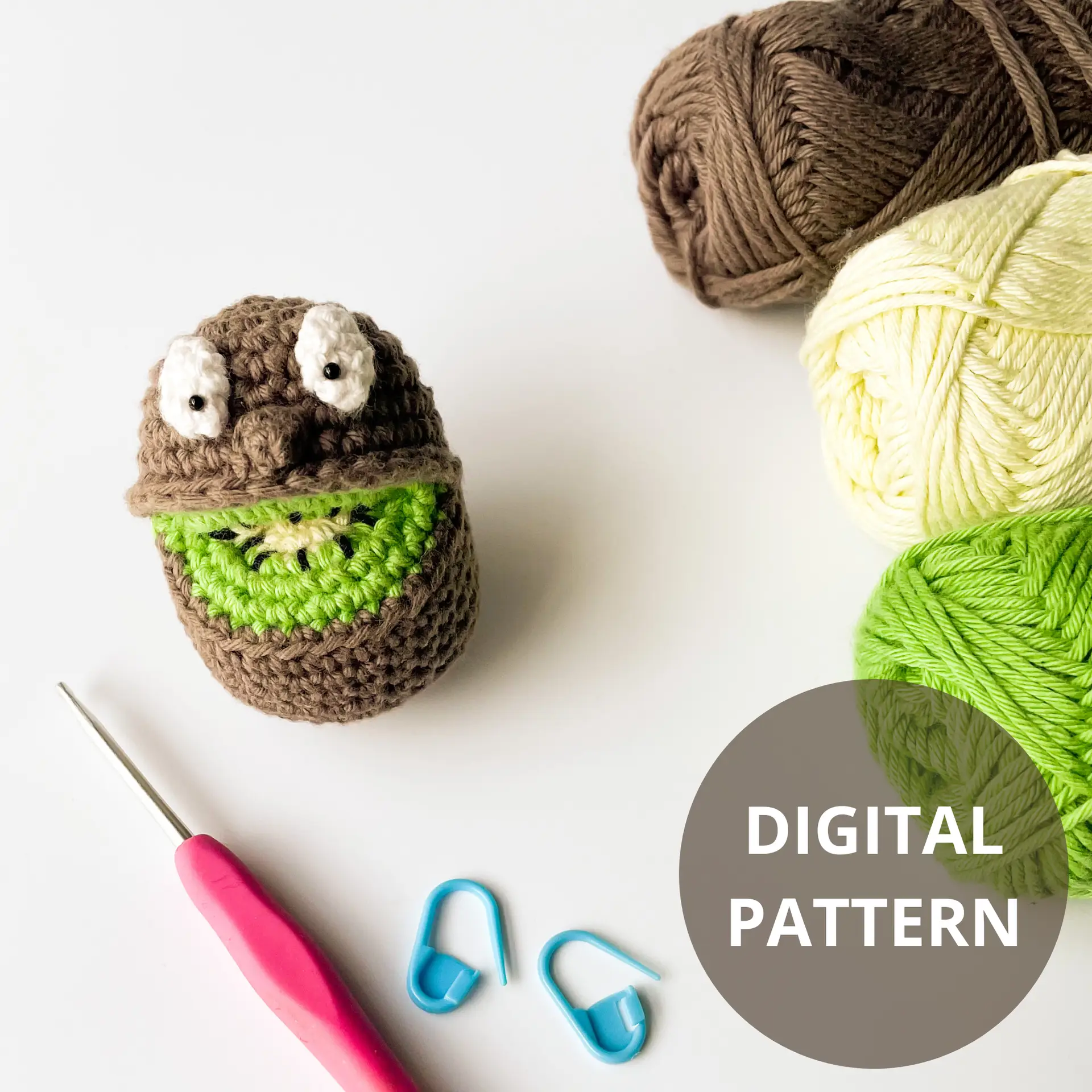 kiwi digital pattern