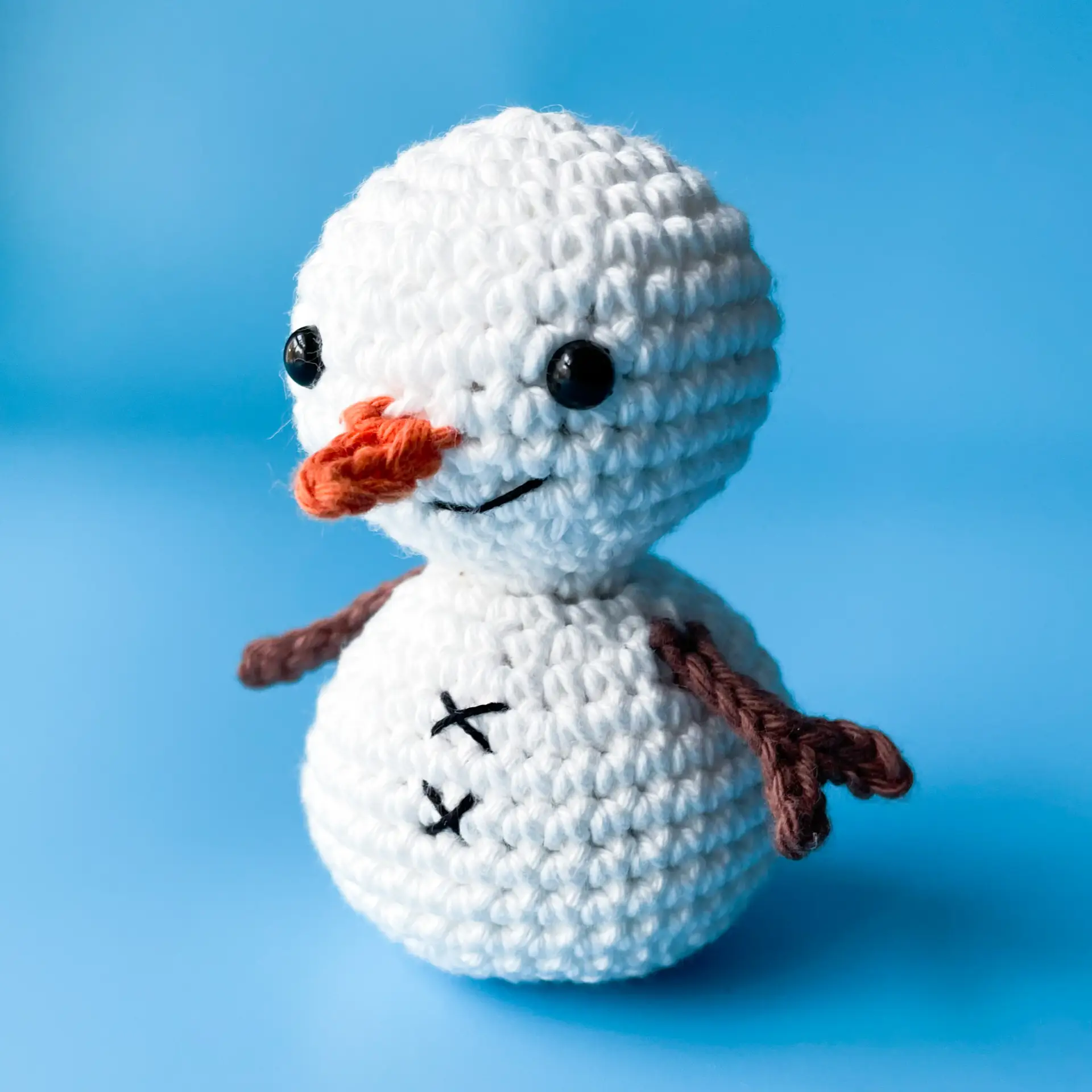 snowman no sewing amigurumi