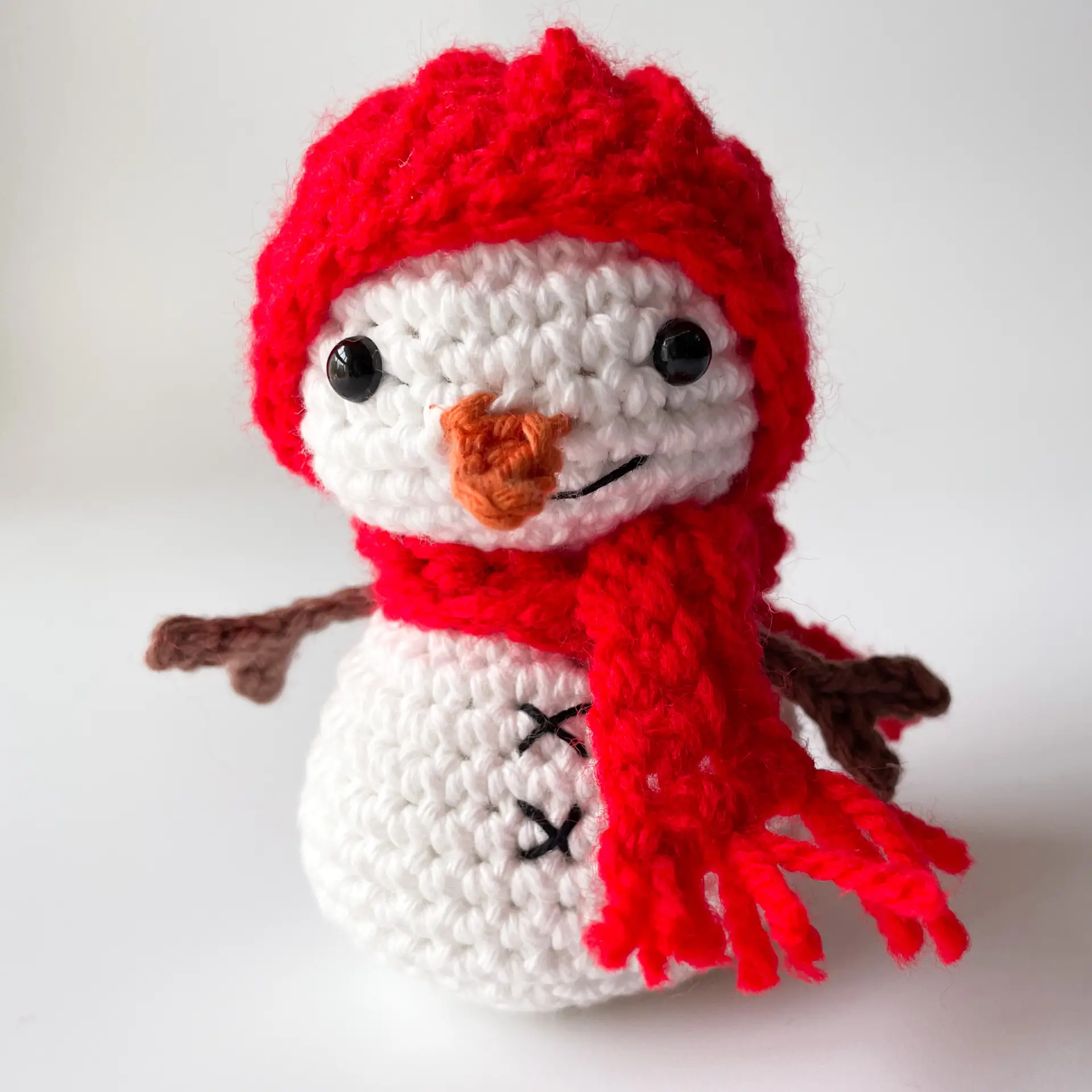 No-Sew Snowman Amigurumi Crochet Pattern (Digital Pattern) - Image 3