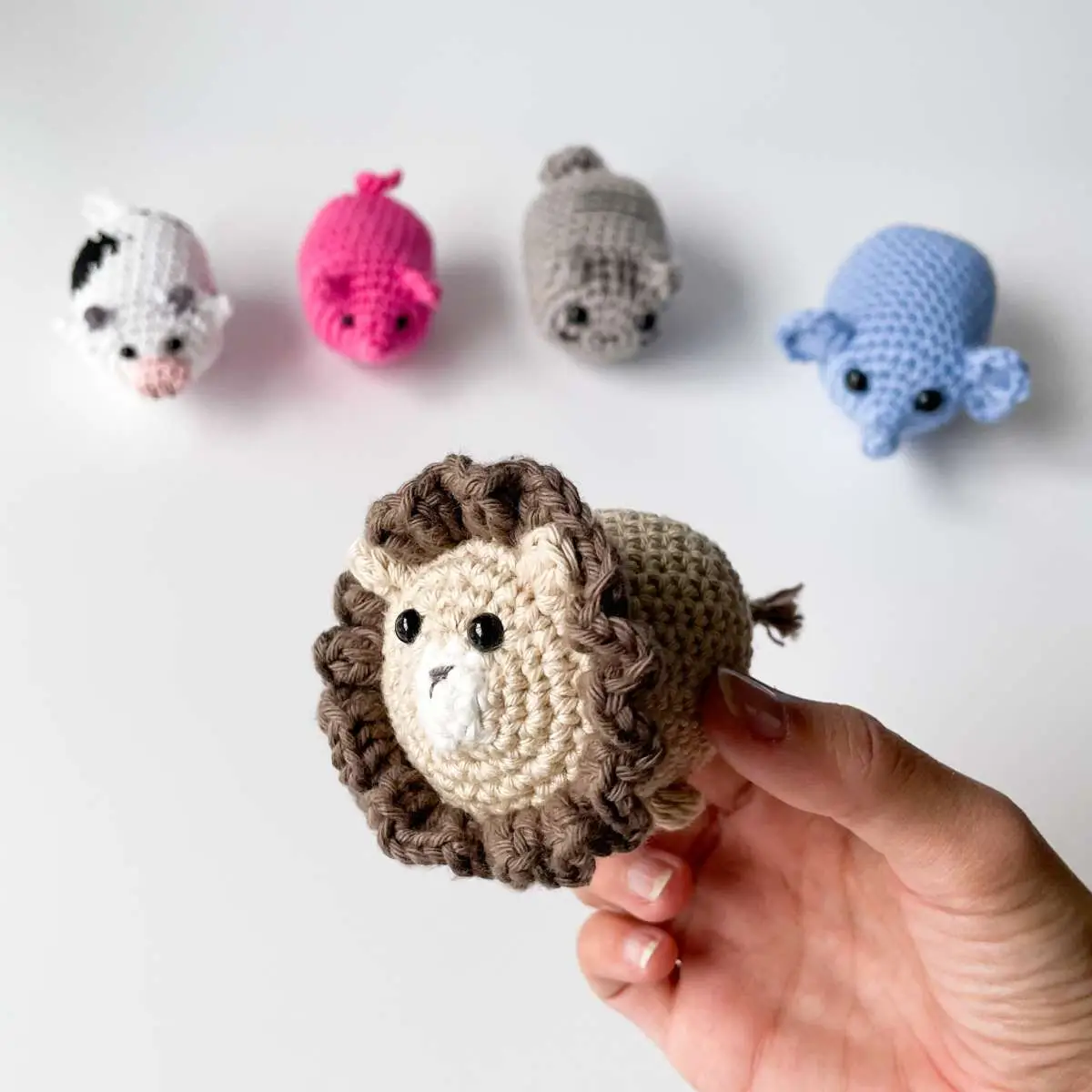 Lion no sewing free pattern