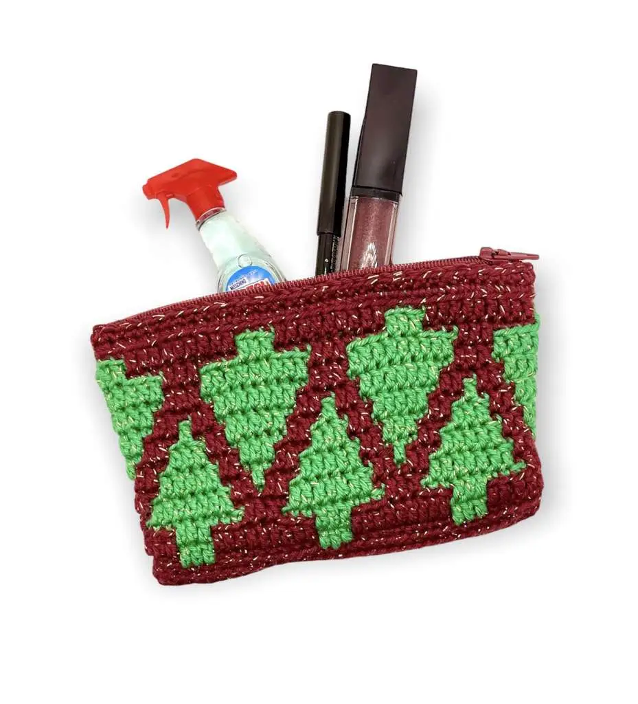 Christmas Tree Pouch Mosaic