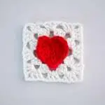 Granny Square Heart