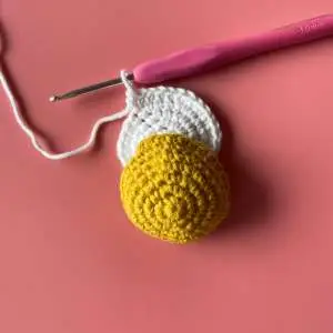Bacon and Eggs Granny Square joining parts