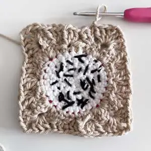 Dragon Fruit Granny Square r 8