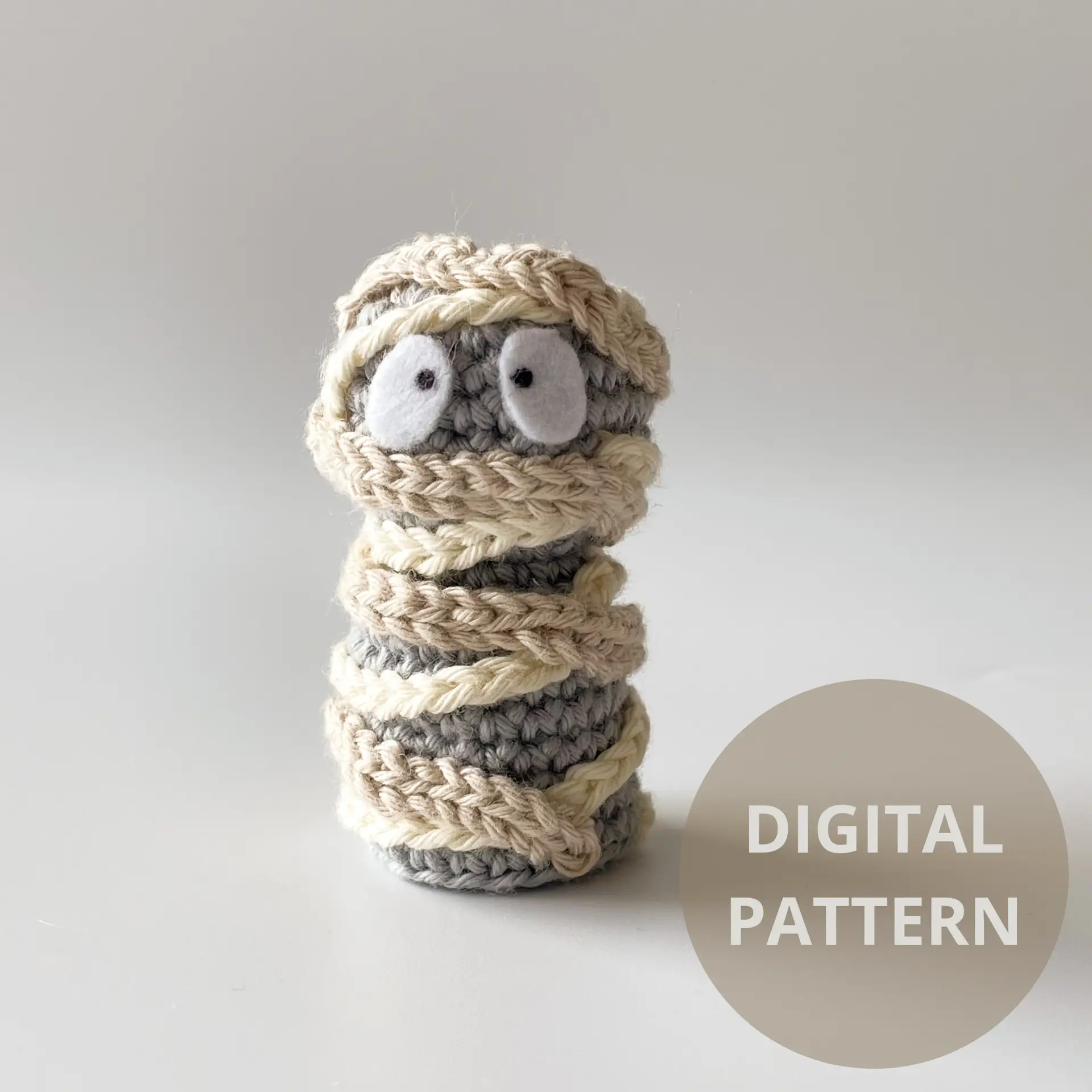 Mummy Halloween Crochet Pattern