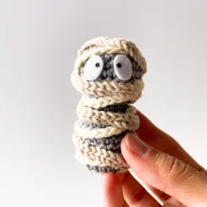 Mummy Halloween Crochet Pattern