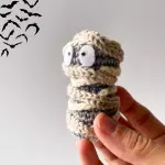 Mummy crochet pattern Halloween