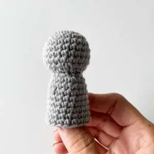 Mummy crochet pattern Halloween before eyes and bandages
