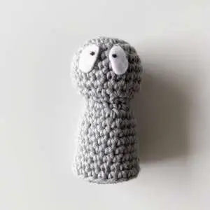 Mummy crochet pattern Halloween eyes