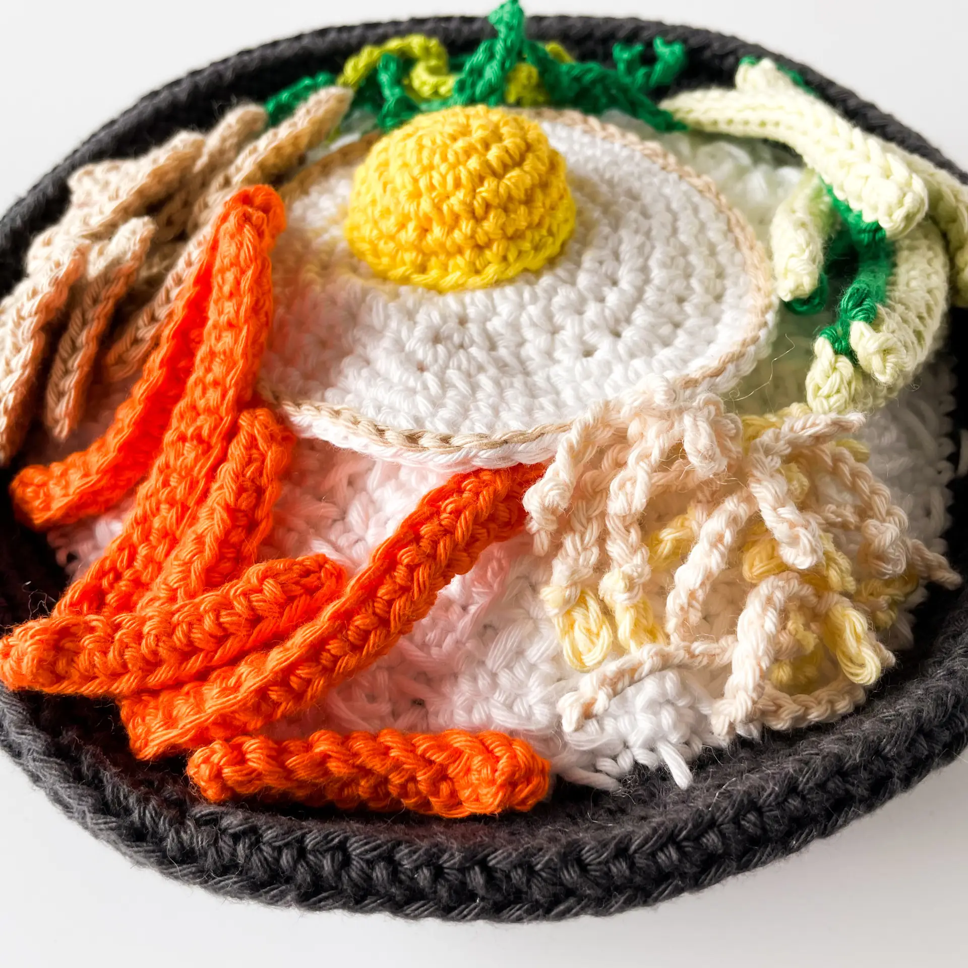 Crochet Bibimbap Pattern: Korean Play Food (Digital Pattern) - Image 4