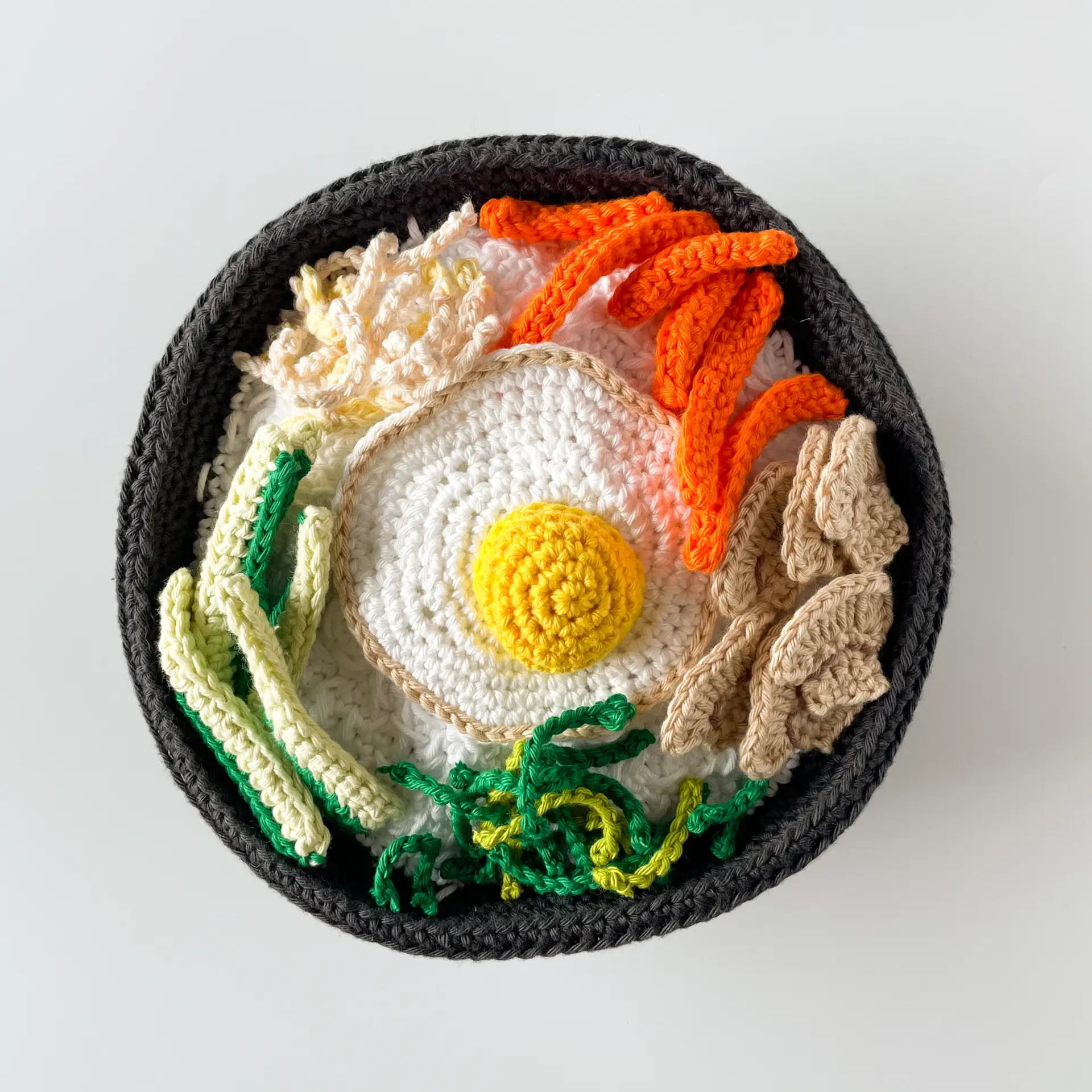 Crochet Bibimbap Pattern: Korean Play Food (Digital Pattern) - Image 8