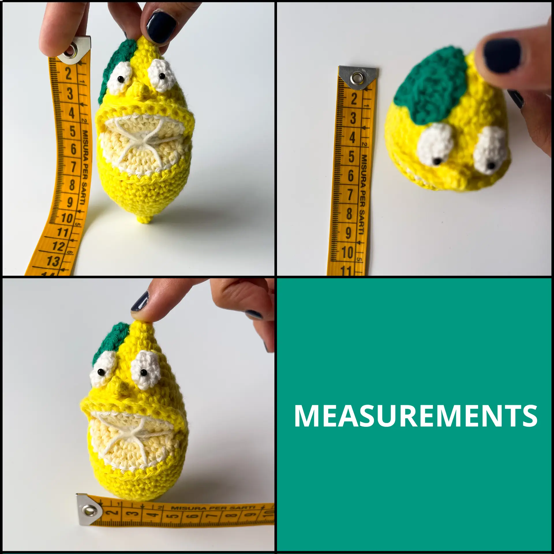 Crochet Lemon Amigurumi Pattern: Smiley Fruipets Collection - Image 6