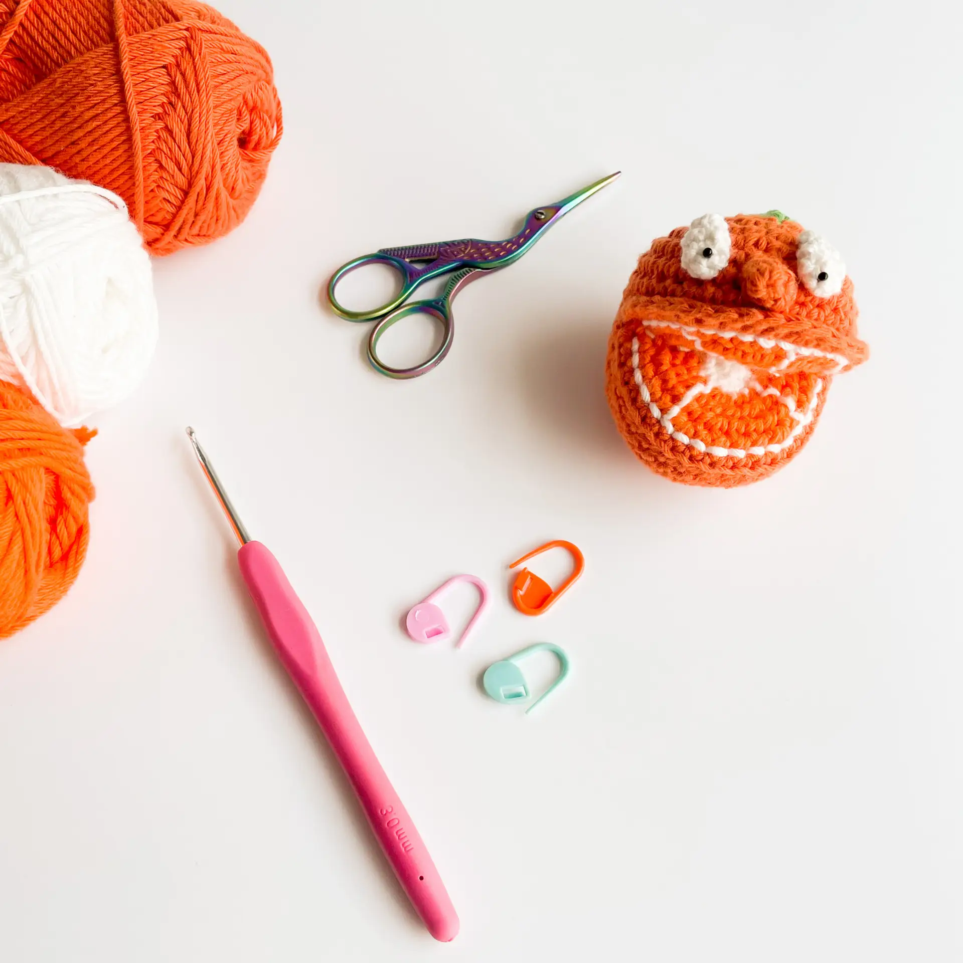 Crochet Orange Amigurumi Pattern: Smiley Fruipets Food Toy - Image 3