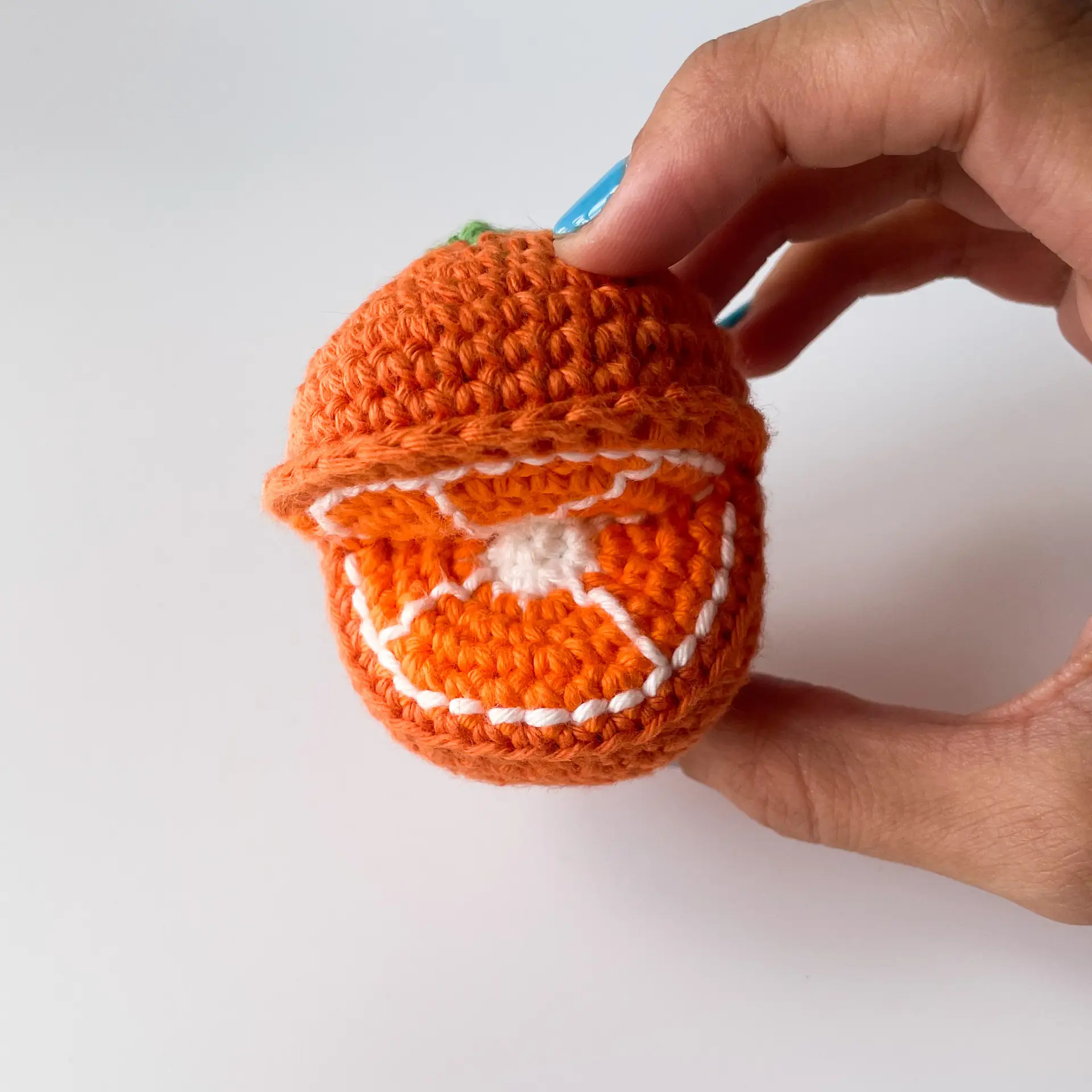 Crochet Orange Amigurumi Pattern: Smiley Fruipets Food Toy - Image 6