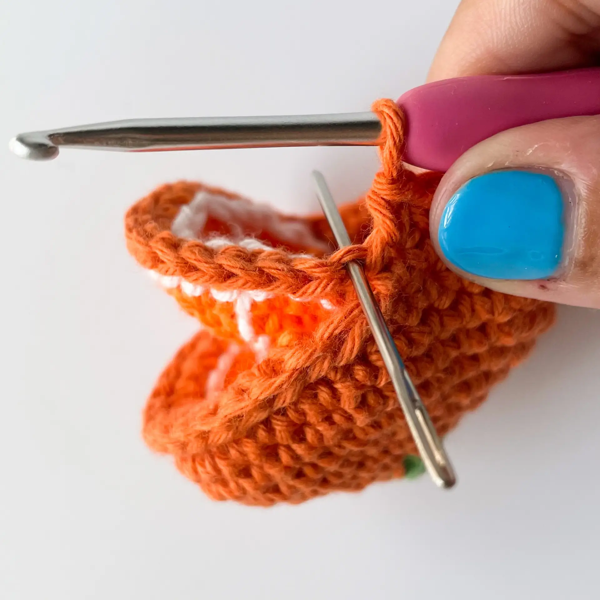 Crochet Orange Amigurumi Pattern: Smiley Fruipets Food Toy - Image 7