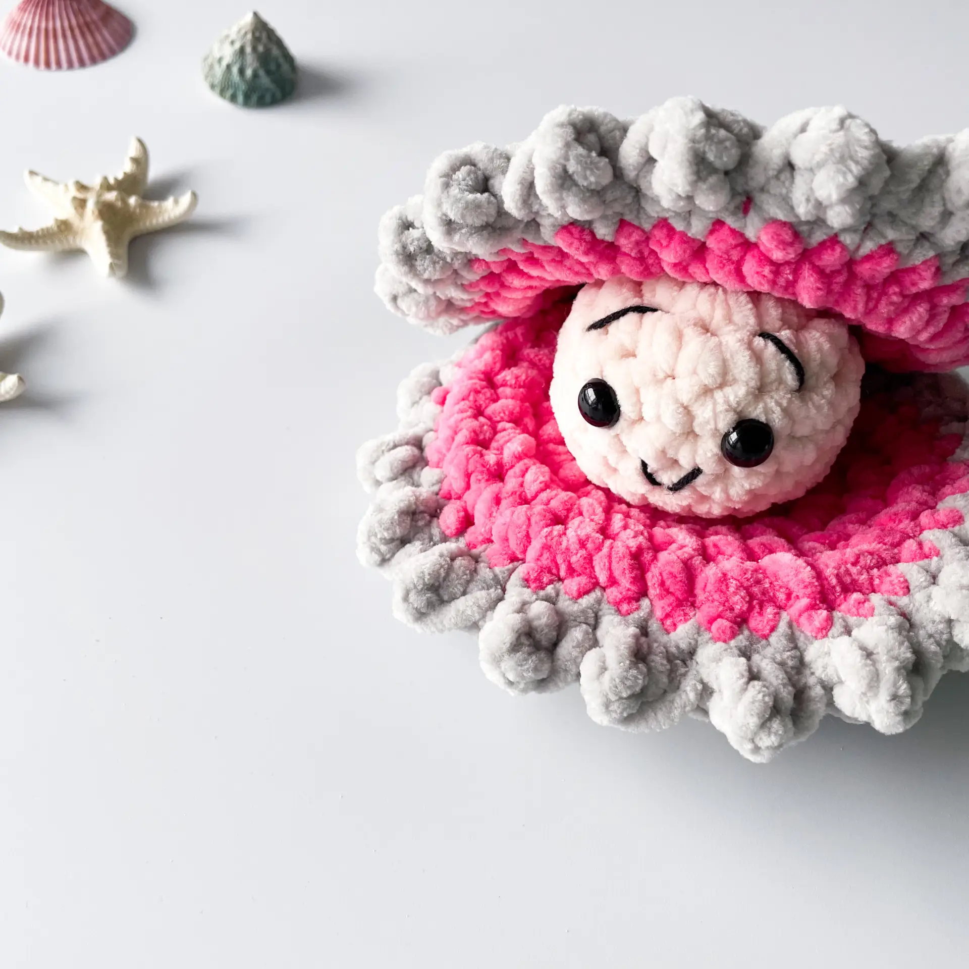 No-Sew Oyster Amigurumi Crochet Pattern - Image 10
