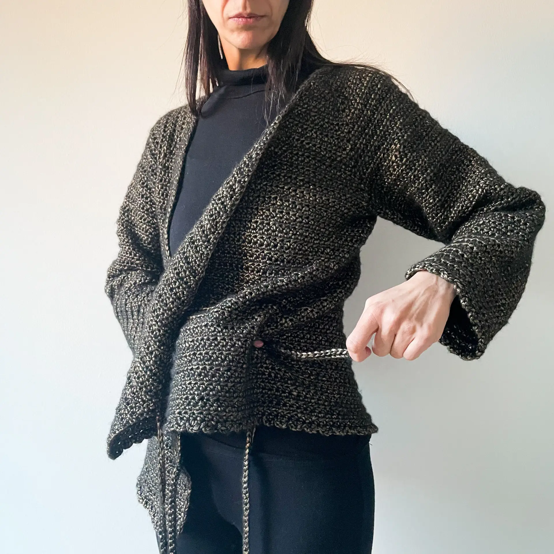 Jo Cardigan Wrap Crochet Pattern: beginner-friendly garment (PDF Pattern) - Image 4