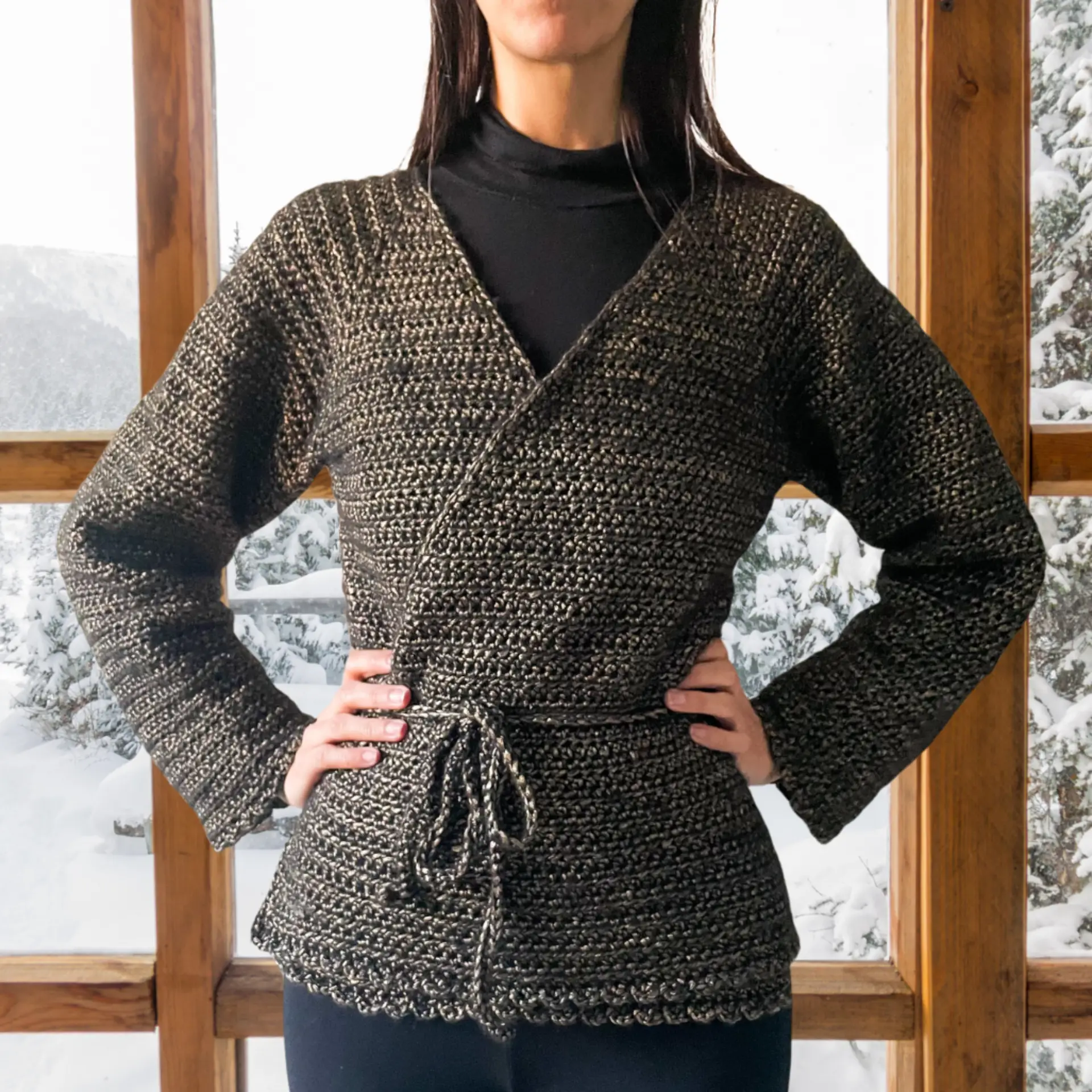 Jo Cardigan Wrap Crochet Pattern: beginner-friendly garment (PDF Pattern) - Image 5