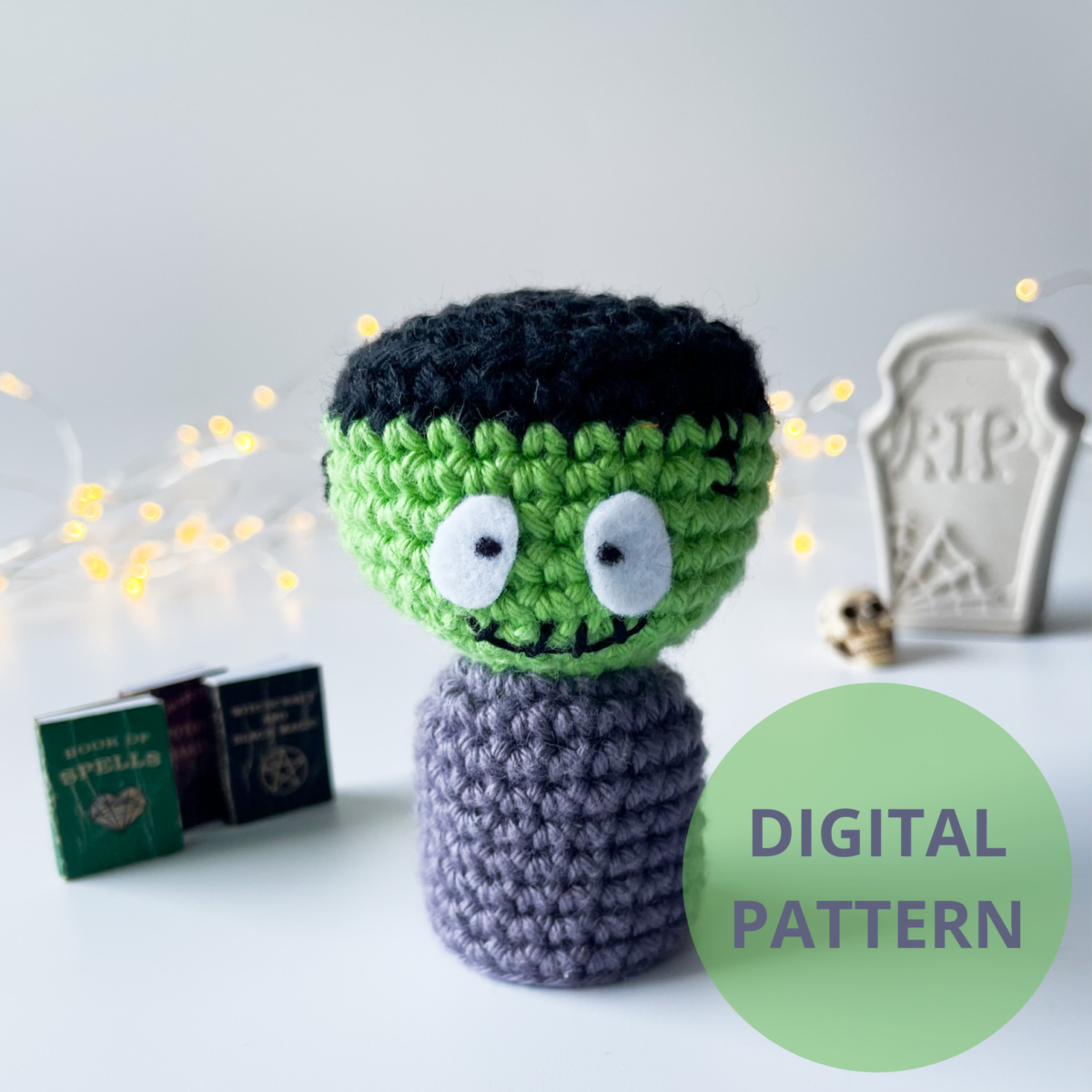 Halloween Monster Crochet Pattern: No Sew Amigurumi