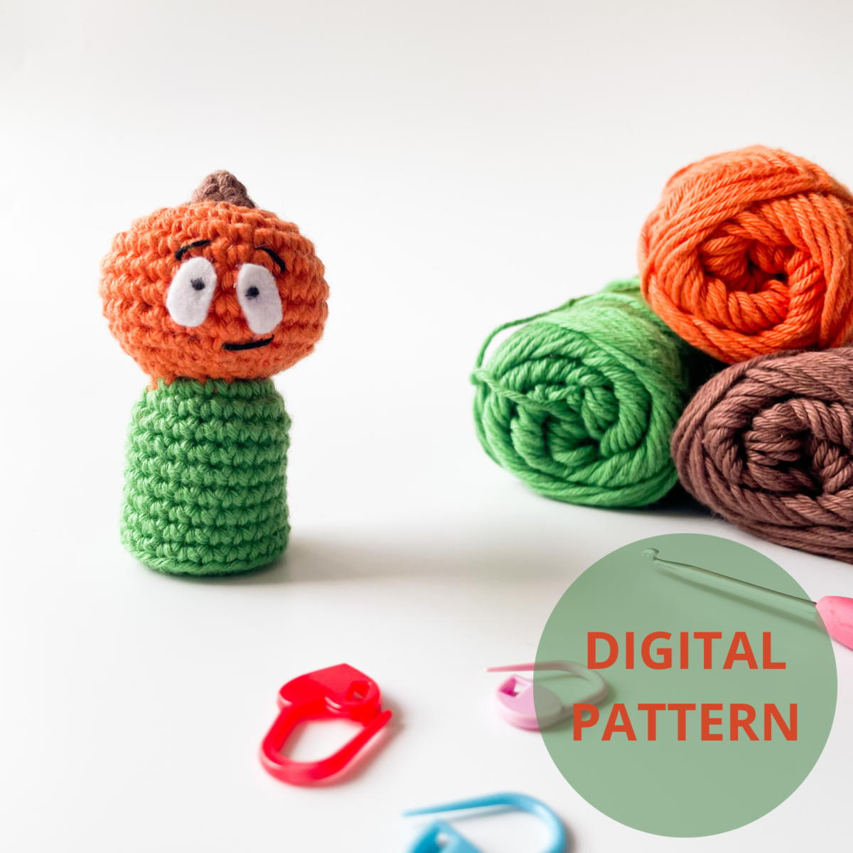 Halloween Pumpkin Crochet Pattern: No-Sew Amigurumi Toy