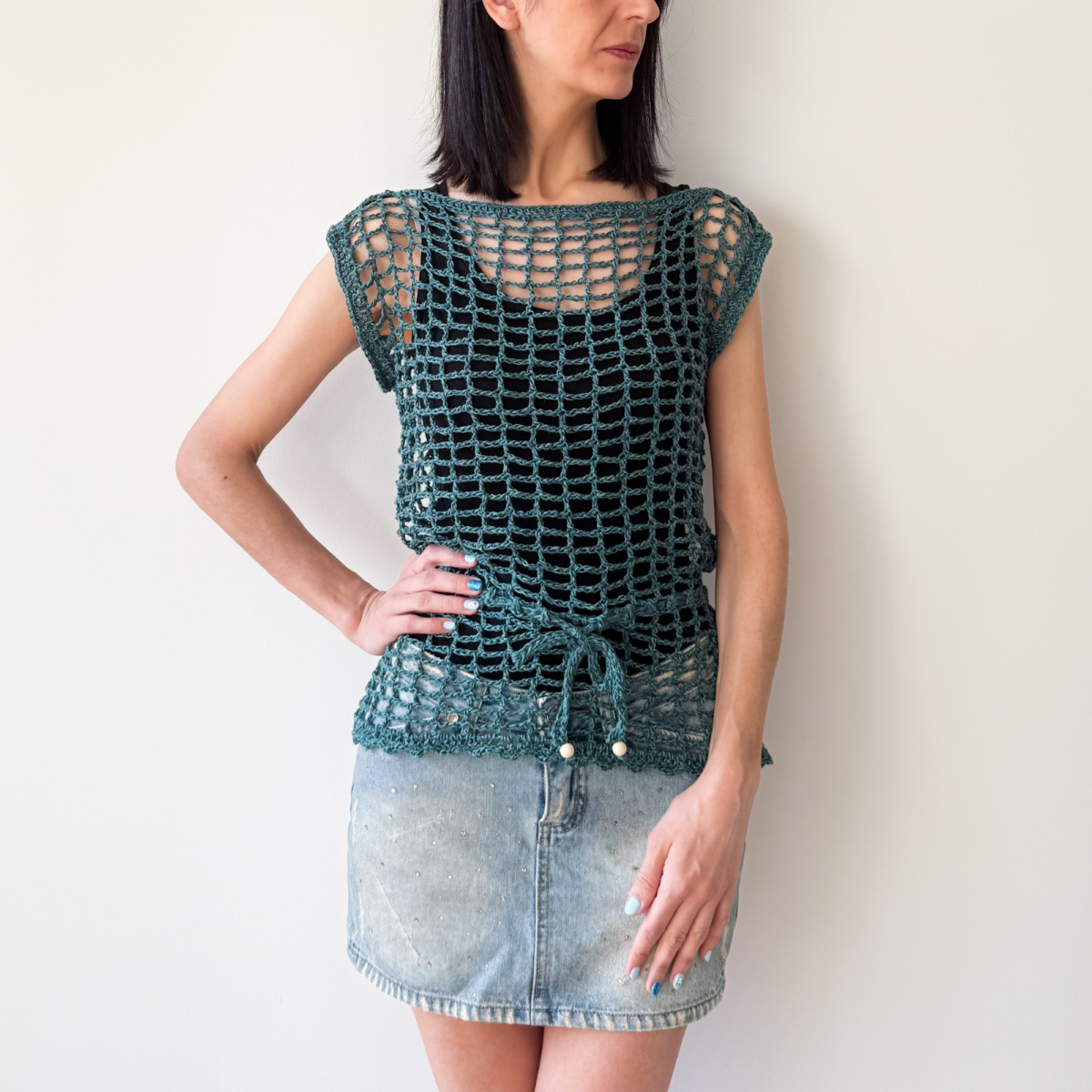 Austen Crochet Summer Top Pattern – Beginner Friendly (Digital Pattern) - Image 5