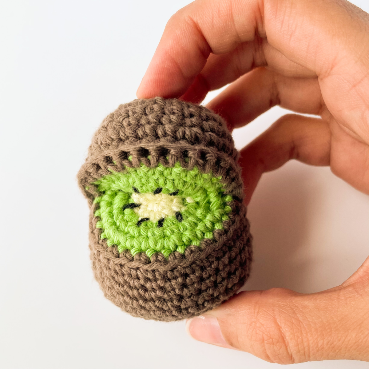 Crochet Kiwi Amigurumi Pattern: Smiley Fruipets Food Toy (Digital Pattern) - Image 5