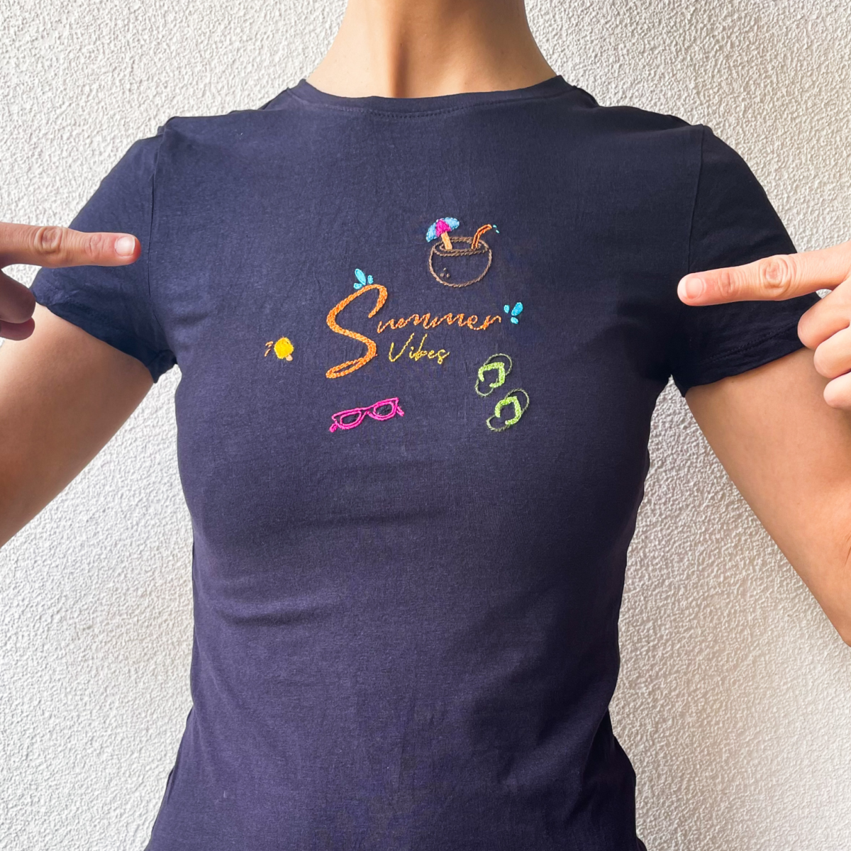 Summer Vibes Embroidery Pattern: Beginner DIY - Image 6