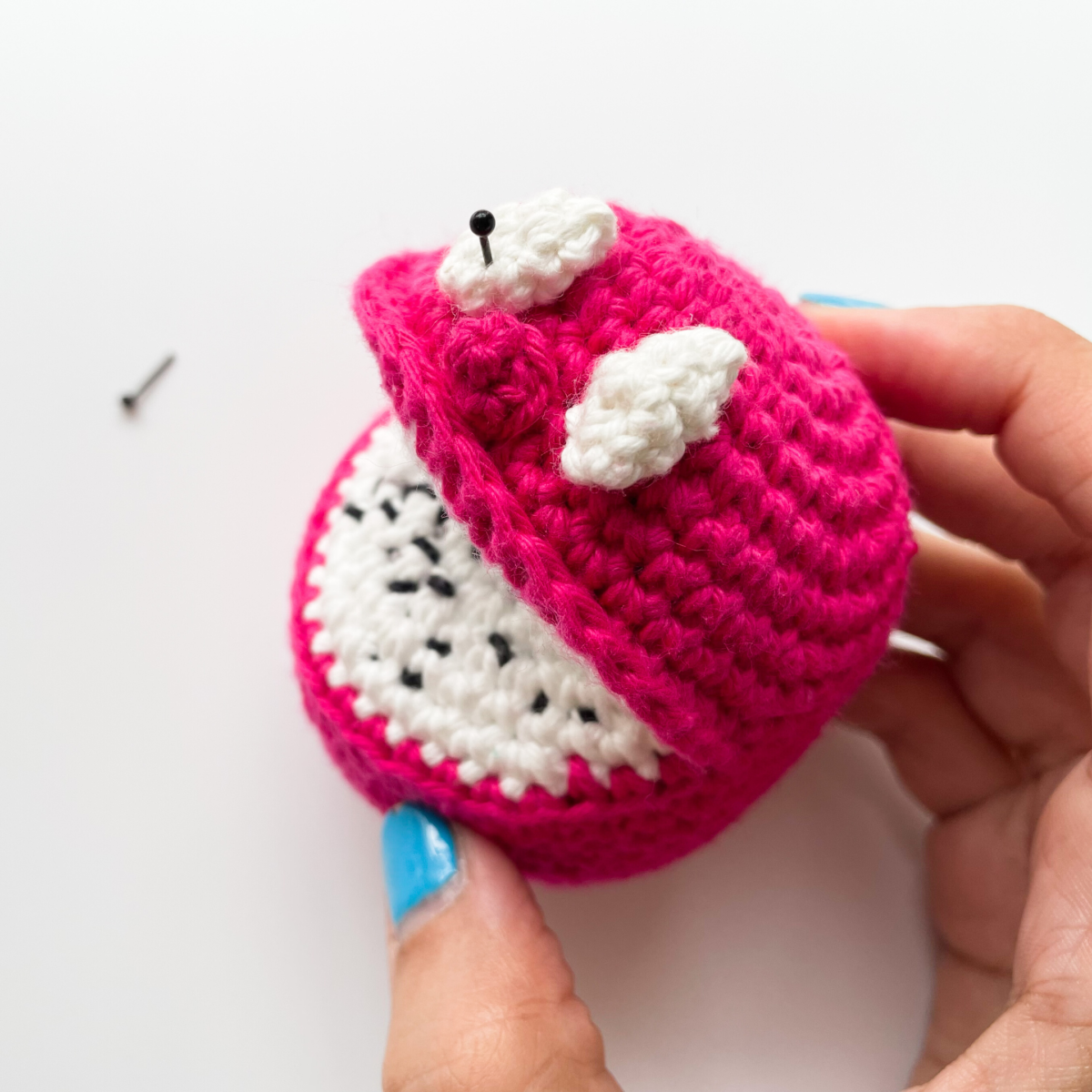Dragon Fruit Amigurumi Crochet Pattern: Smiley Fruipets Food Toy (PDF Pattern) - Image 6