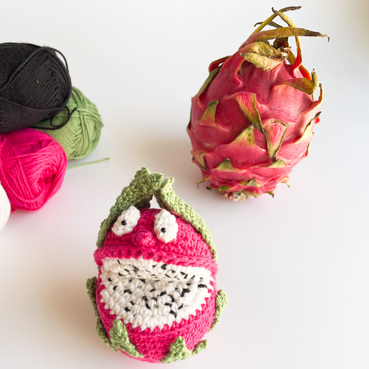 Dragon Fruit Amigurumi Crochet Pattern: Smiley Fruipets Food Toy (PDF Pattern) - Image 7