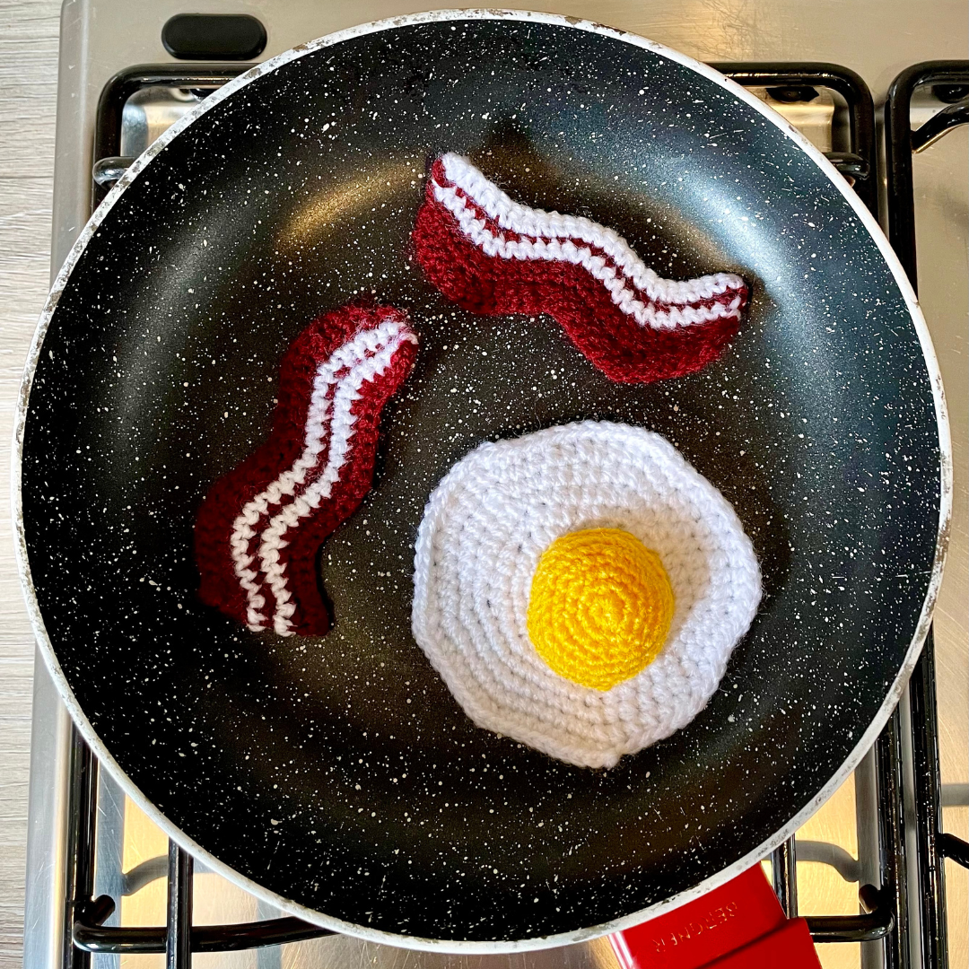 Breakfast: ONLY Bacon - crochet digital pattern - Image 4