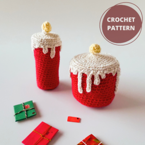 Crochet Candles Pattern: DIY for Christmas, Hannukah or Diwali (PDF Pattern)