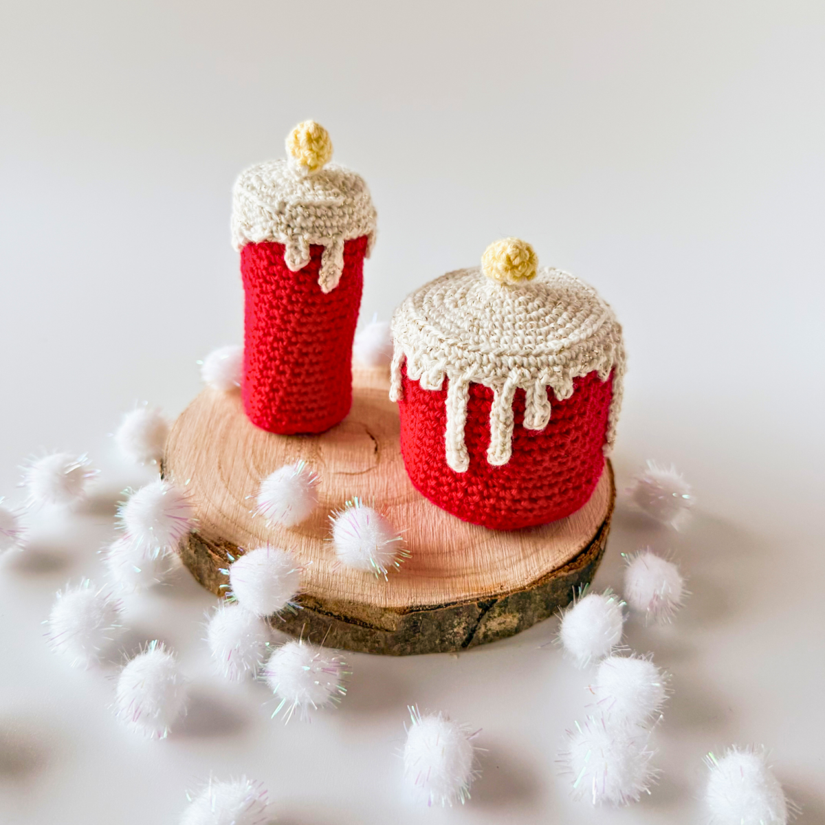 Crochet Candles Pattern: DIY for Christmas, Hannukah or Diwali (PDF Pattern) - Image 3
