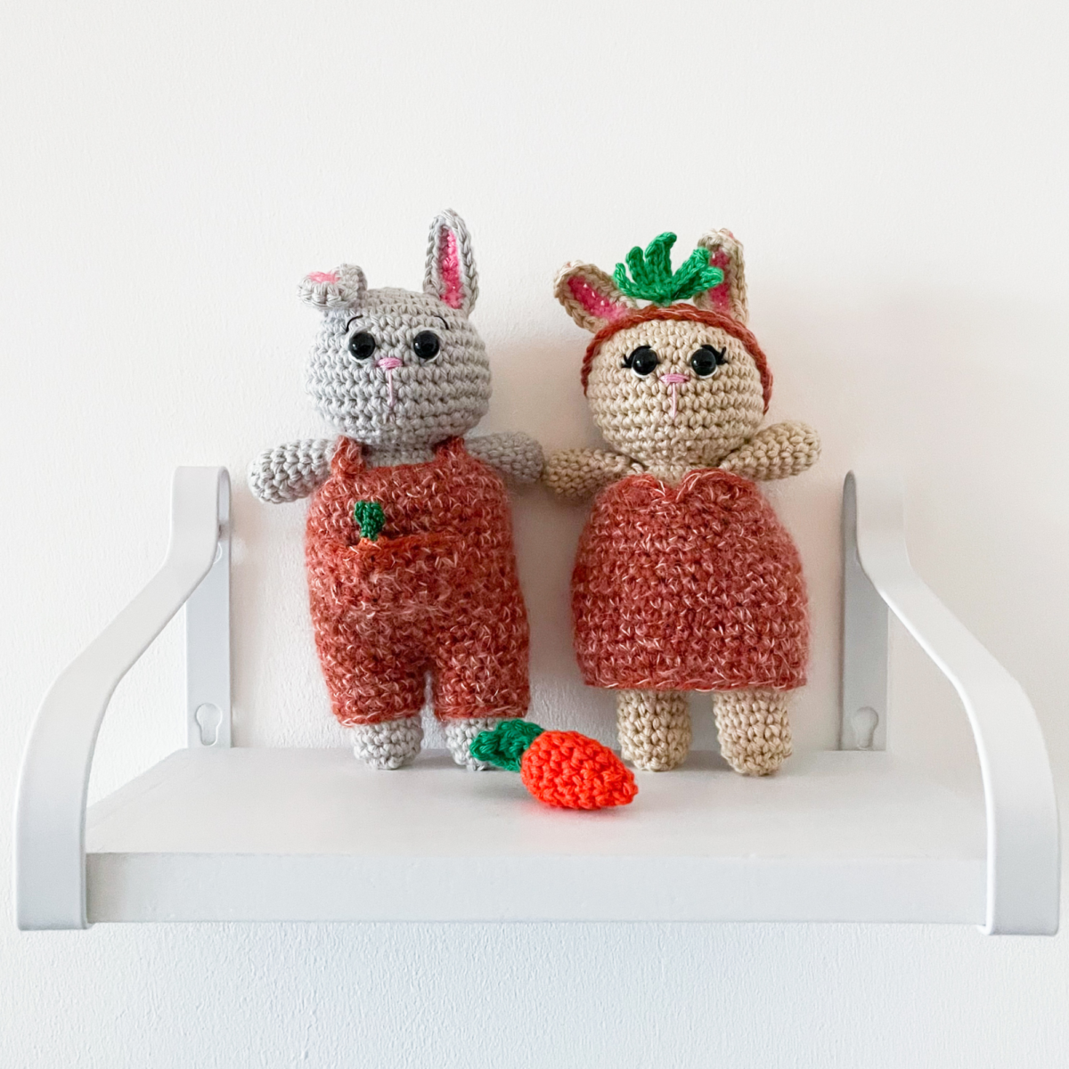 Crochet Carrot Outfit for AmiCrewMi - amigurumi animals (Digital Pattern) - Image 4