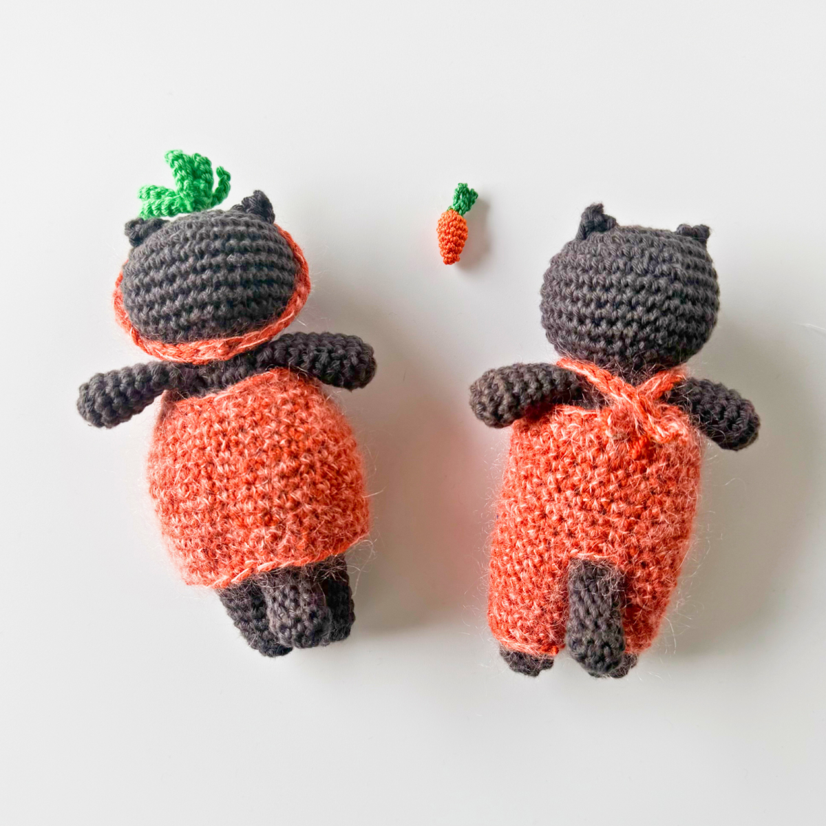 Crochet Carrot Outfit for AmiCrewMi - amigurumi animals (Digital Pattern) - Image 7
