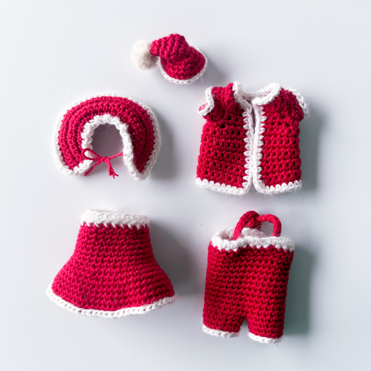 Crochet Christmas Outfit for AmiCrewMi - amigurumi animals (Digital Pattern) - Image 3