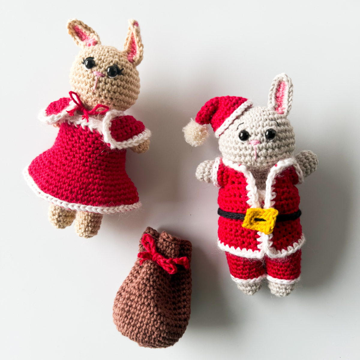 Crochet Christmas Outfit for AmiCrewMi - amigurumi animals (Digital Pattern) - Image 7