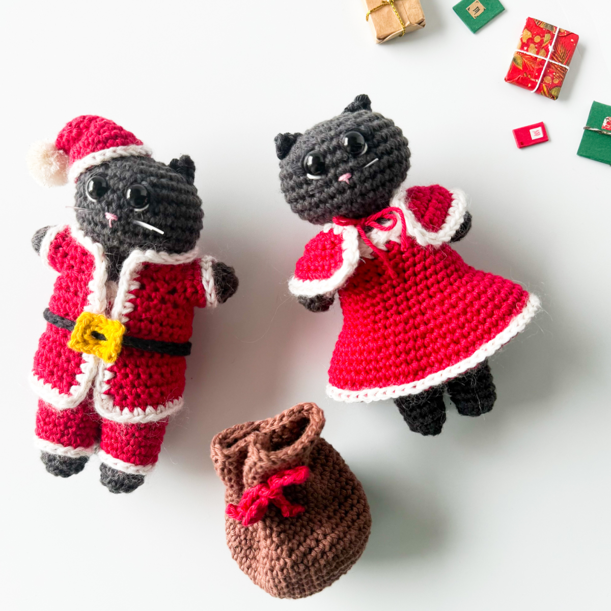 Crochet Christmas Outfit for AmiCrewMi - amigurumi animals (Digital Pattern) - Image 11