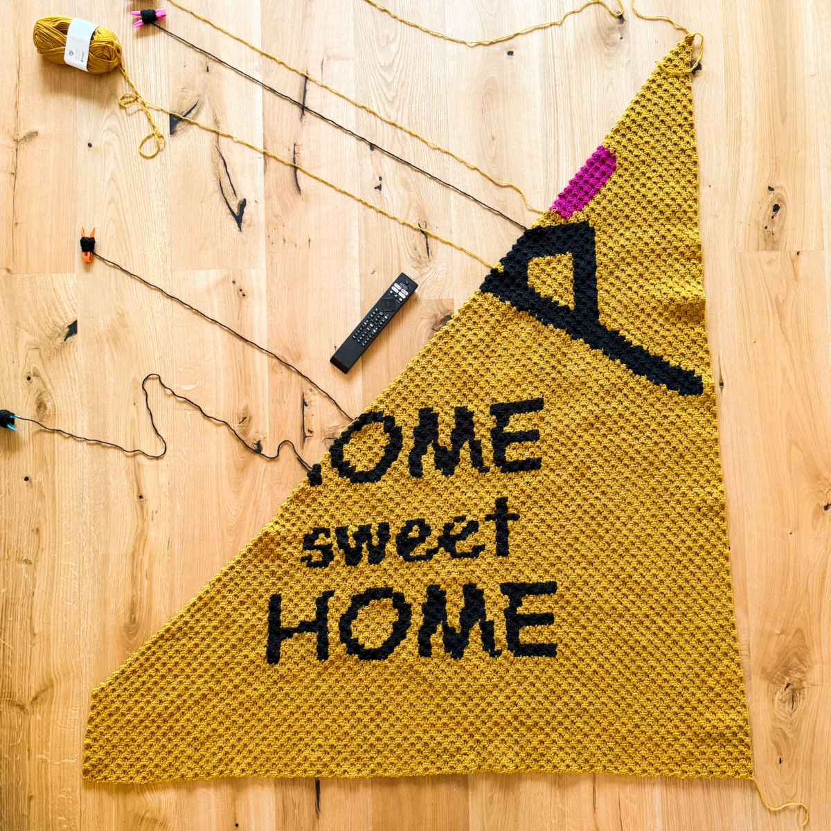 Home Sweet Home Crochet Blanket - DIGITAL PATTERN | Couch Blanket | Crochet Throw | Crochet Winter | Crochet Hug | Crocheted Blanket - Image 8