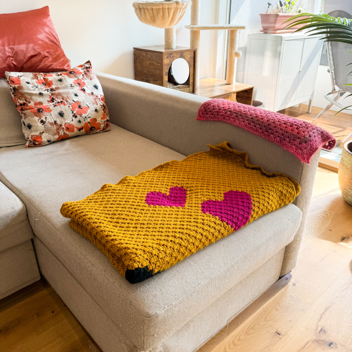 Home Sweet Home Crochet Blanket - DIGITAL PATTERN | Couch Blanket | Crochet Throw | Crochet Winter | Crochet Hug | Crocheted Blanket - Image 9