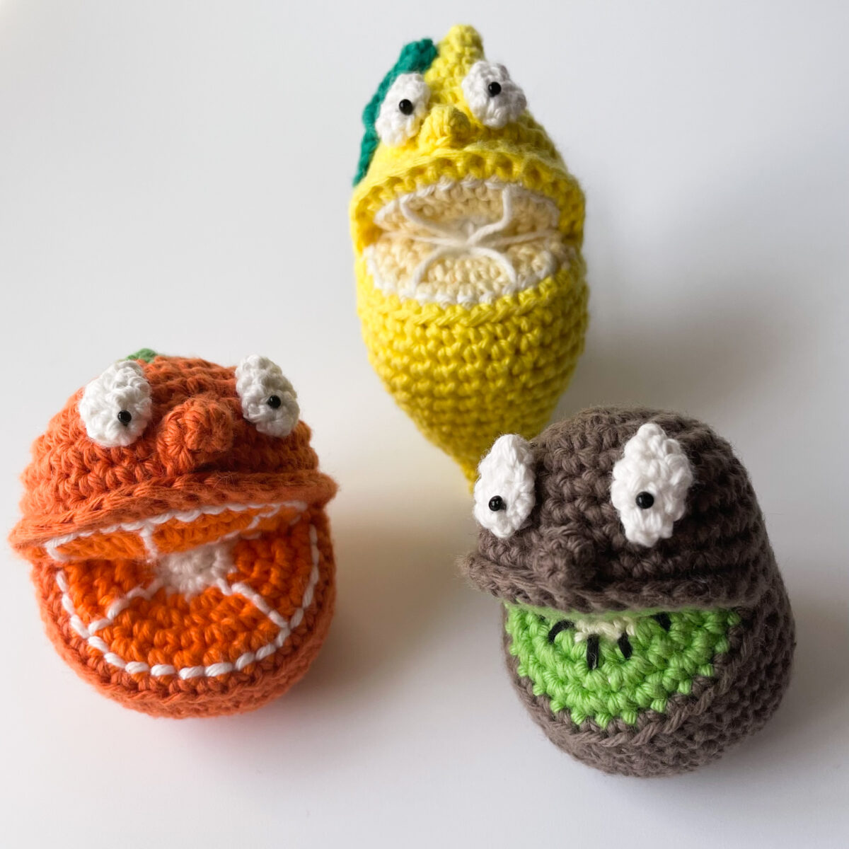Crochet Fruit Toy Patterns: Fruipets Collection (PDF Download) - Image 3
