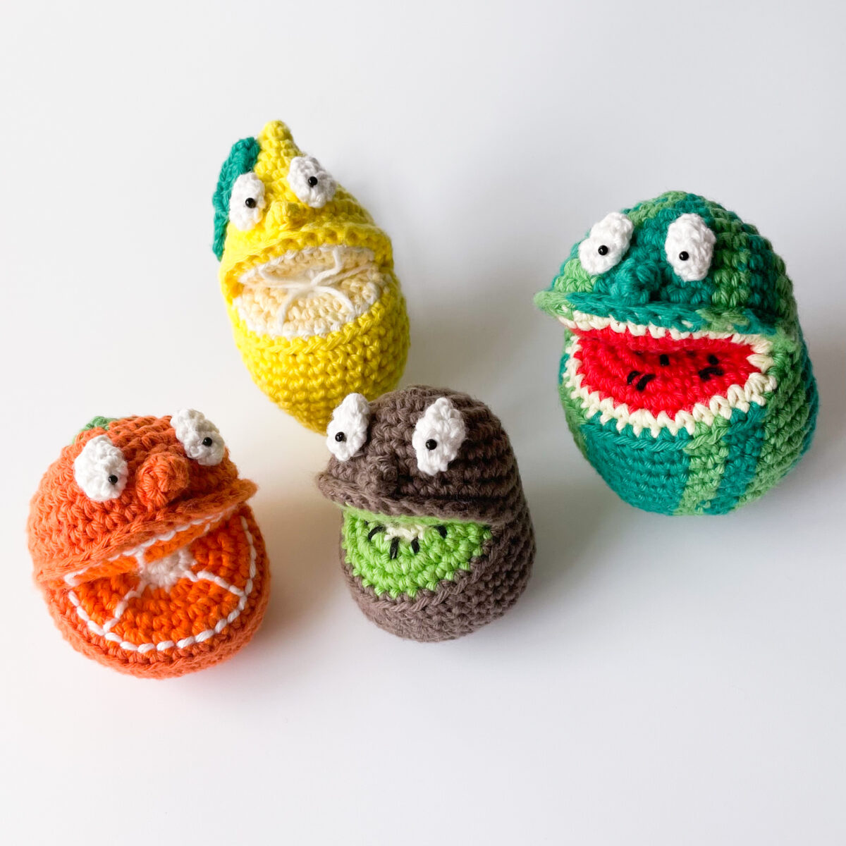 Crochet Fruit Toy Patterns: Fruipets Collection (PDF Download) - Image 4