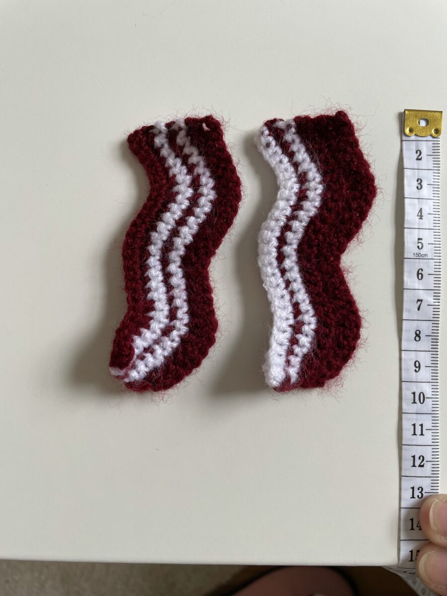 Breakfast: ONLY Bacon - crochet digital pattern - Image 2