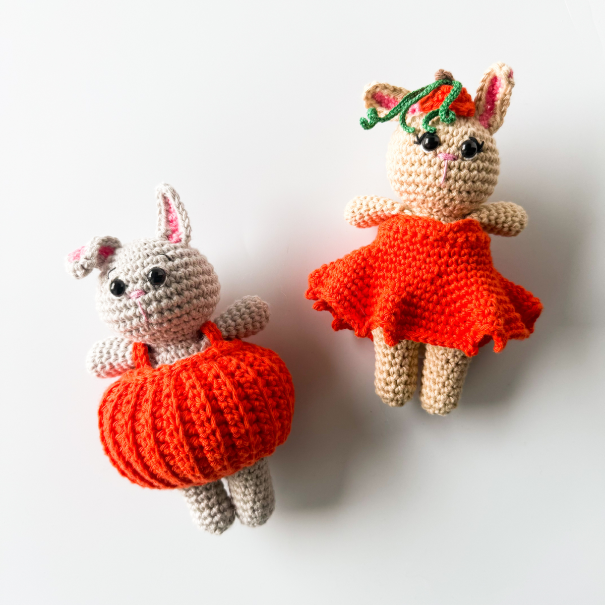 Crochet Pumpkin Outfit for AmiCrewMi - amigurumi animals (Digital Pattern) - Image 5