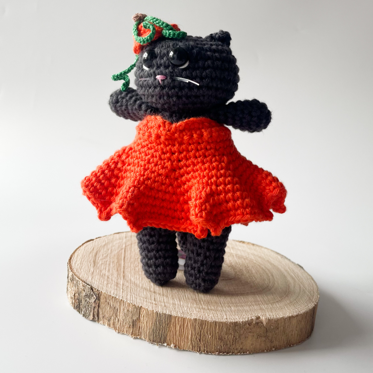 Crochet Pumpkin Outfit for AmiCrewMi - amigurumi animals (Digital Pattern) - Image 6