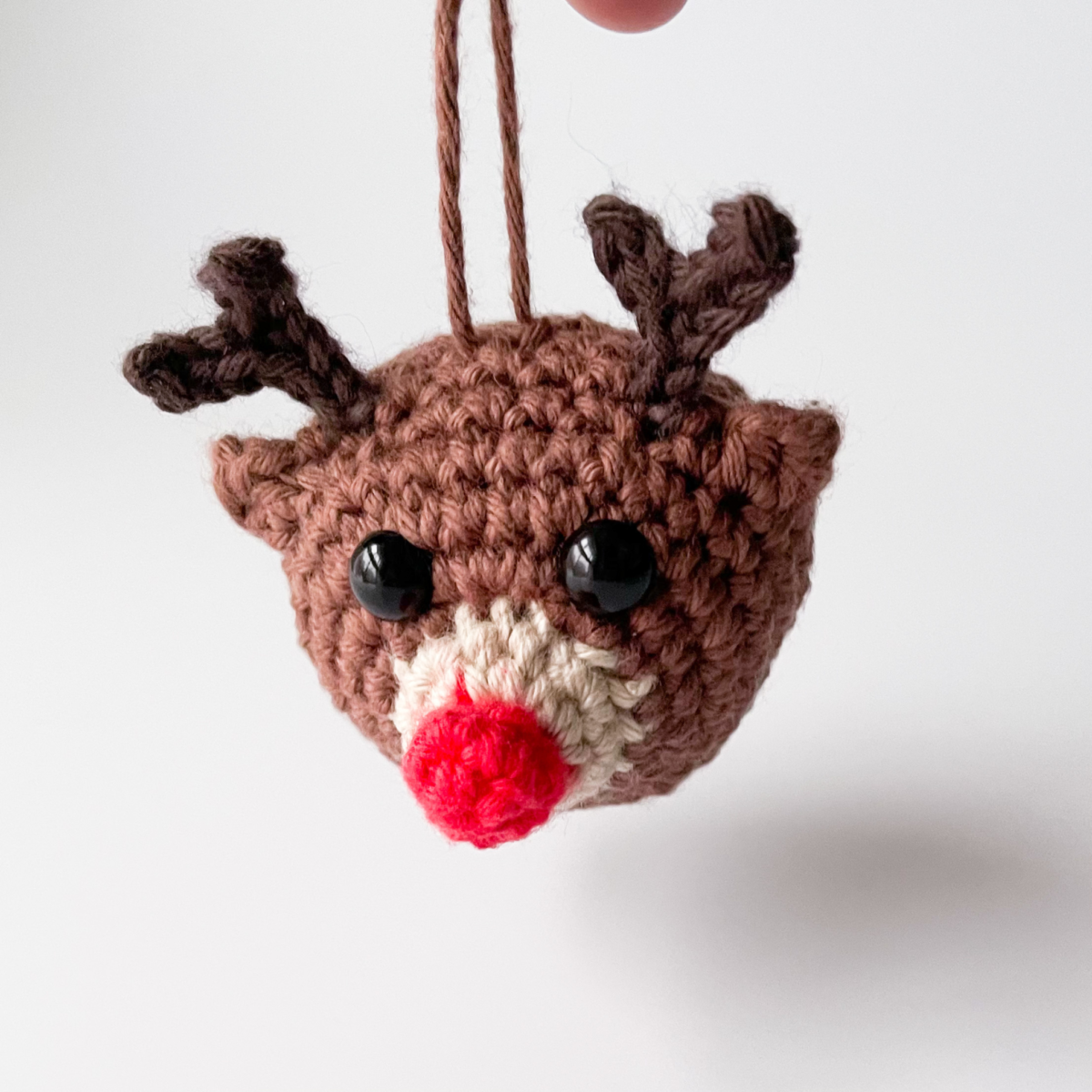No-Sew Reindeer Amigurumi Crochet Pattern: Ginny Toy Keychain (Digital Pattern) - Image 3