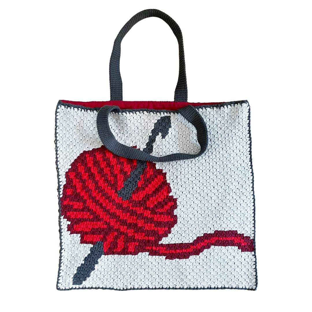 Crochet Project Bag Pattern: C2C Tote with Lining - Image 8