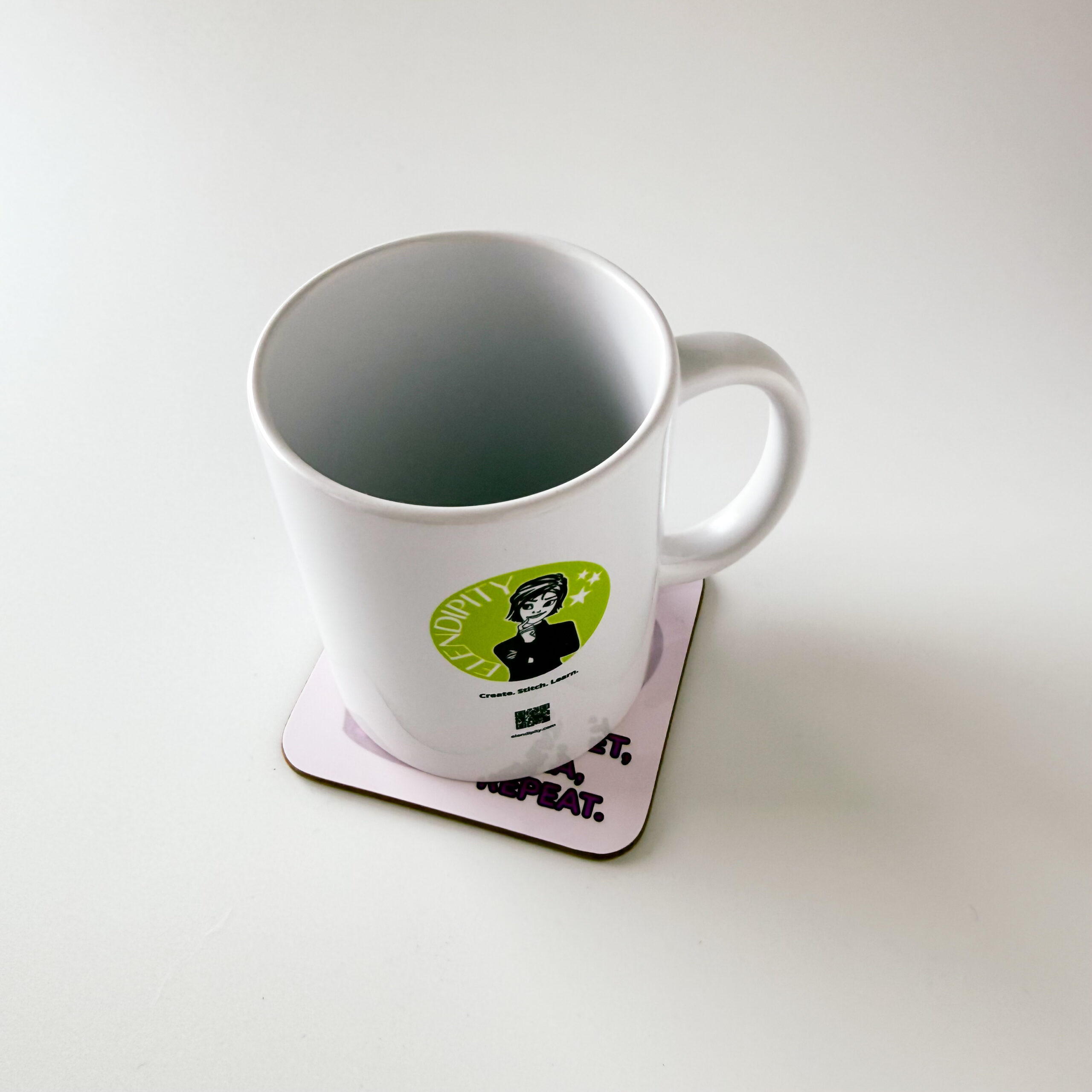 Crochet, Tea, Repeat Coaster - Crochet Lover Gift - Image 3