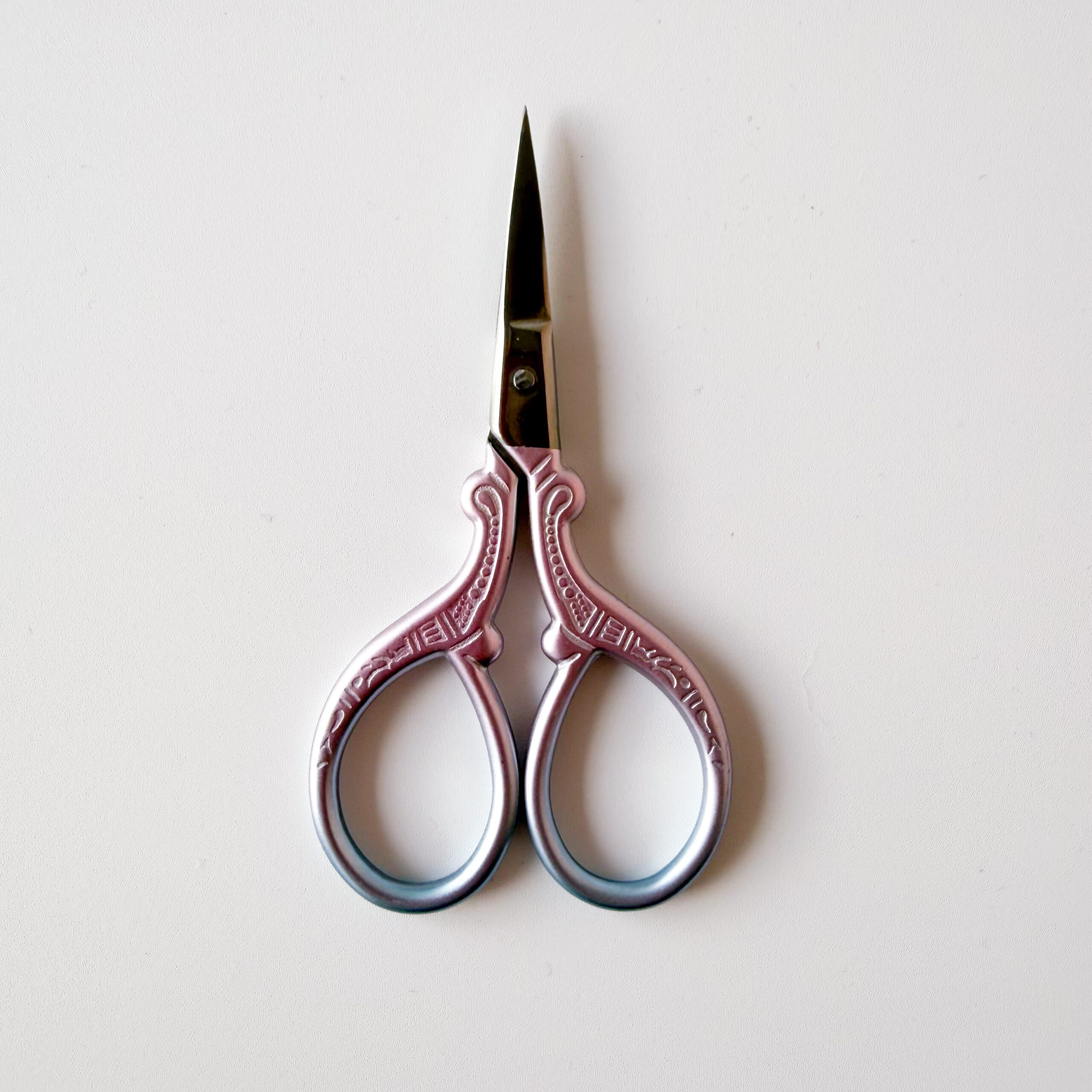 Pink scissors - small decorative scissors for embroidery, crochet and knitting