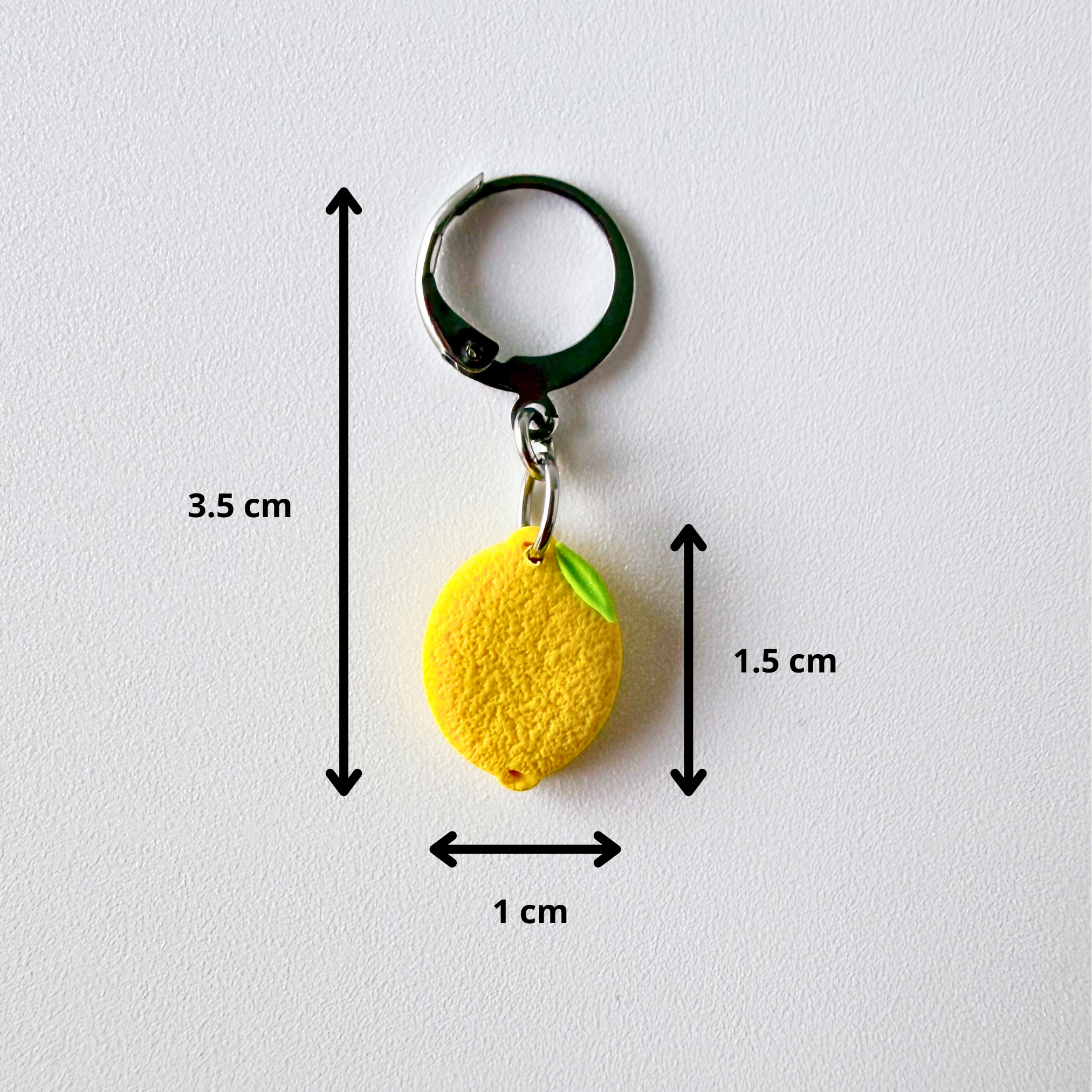 Lemon stitch marker - crochet and knitting accessory - Image 4