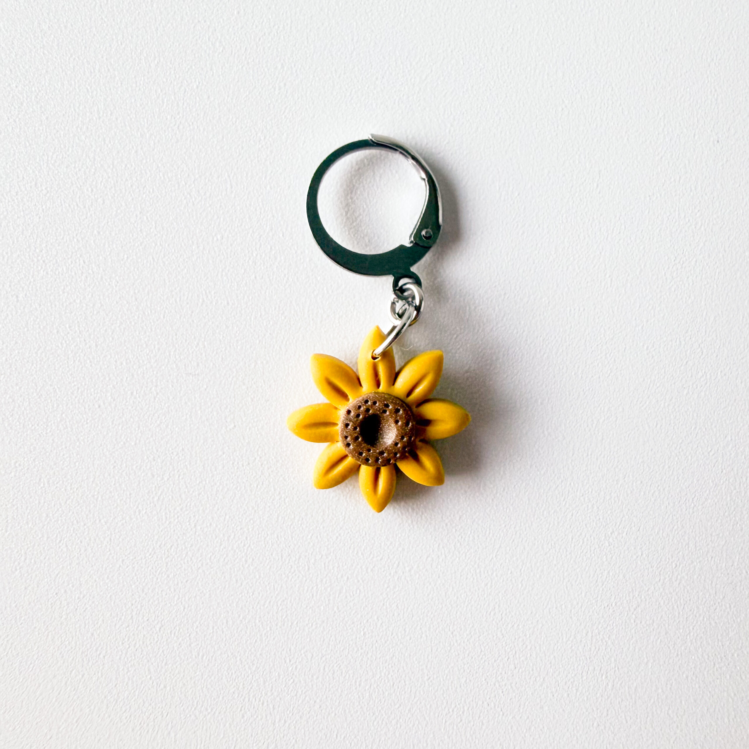 Sunflower stitch marker - crochet and knitting accessory